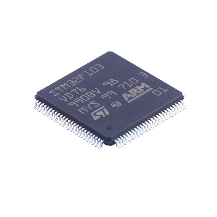 Nouveaux et originaux composants LQFP-100 électroniques de STM32F103VDT6 dans la puce courante STM32F103VDT6 d'IC de circuit intégré
