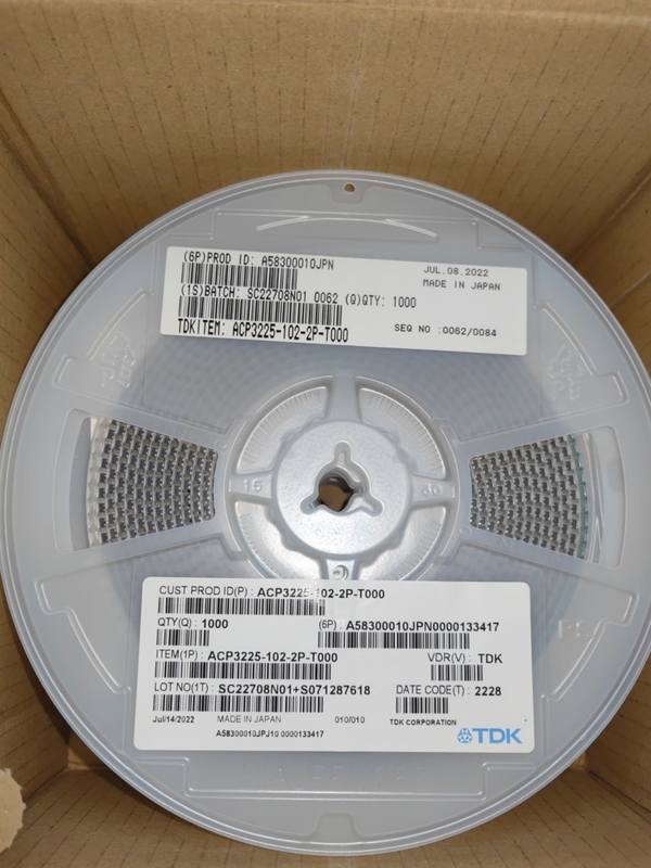 Puce IC, original tout neuf de circuit intégré d'ACP3225-102-2P-T000 SMD, inutilisé