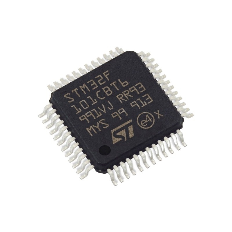 Dans la puce courante STM32F101CBT6 des circuits intégrés IC de l'INSTANTANÉ 48LQFP d'IC MCU 32BIT 128KB de microcontrôleurs