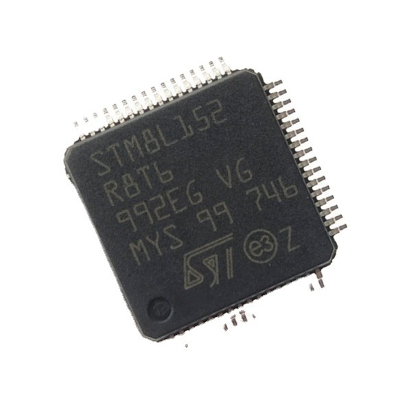 Puce STM8L152R8T6 des circuits intégrés IC de l'INSTANTANÉ 64LQFP dans IC courant MCU 8BIT 64KB de microcontrôleurs et de processeurs