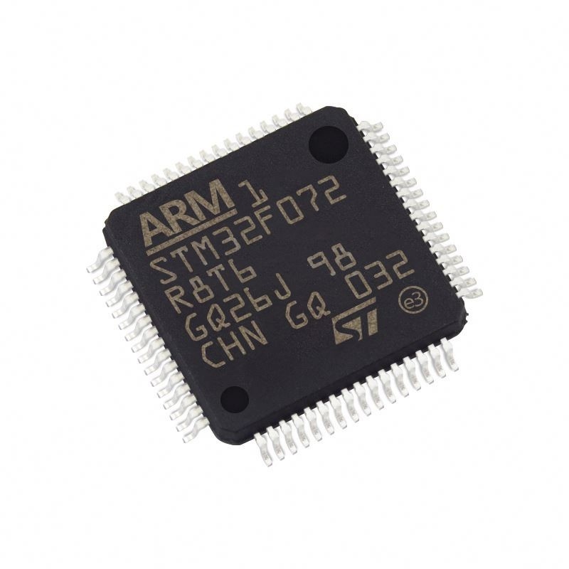 Dans la PUCE STM32F072R8T6 d'IC de CIRCUIT INTÉGRÉ d'IC courante MCU QFP64 64KB de microcontrôleurs des circuits intégrés STM32F072R8T6