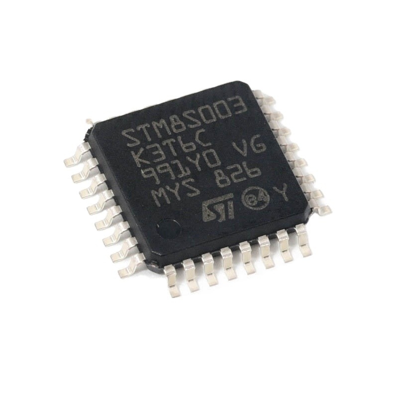 Nouvelle puce composante instantanée à 8 bits originale STM8S003K3T6C des microcontrôleurs MCU STM8 CISC 8KB 3.3V/5V 32-Pin LQFP Tray Electronic IC