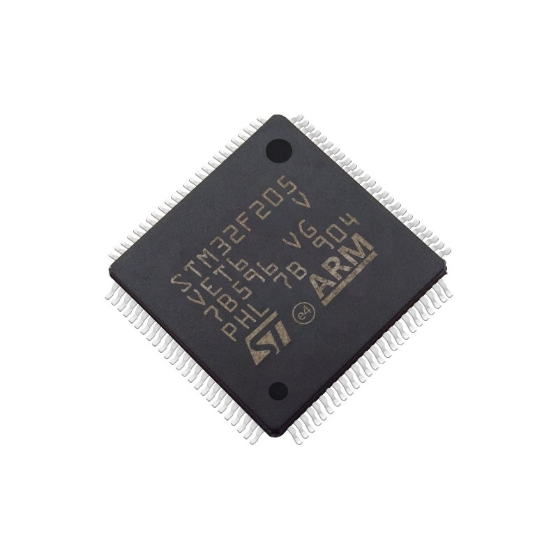 Dans des circuits intégrés INSTANTANÉS courants STM32F205VET6 du composant 100LQFP électronique d'IC MCU 32BIT 512KB de microcontrôleurs