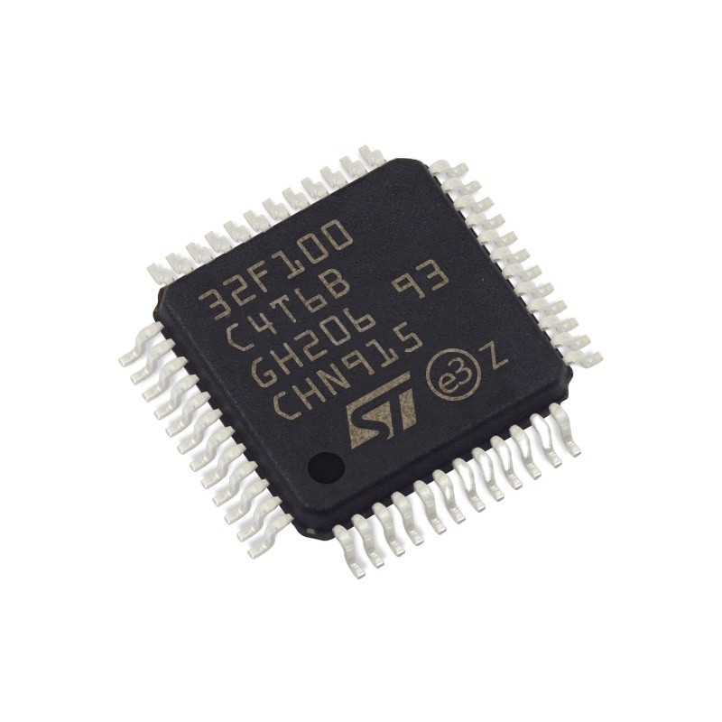 Microcontrôleurs IC MCU 32BIT 16KB FLASH 48LQFP circuits intégrés puce ic STM32F100C4T6B