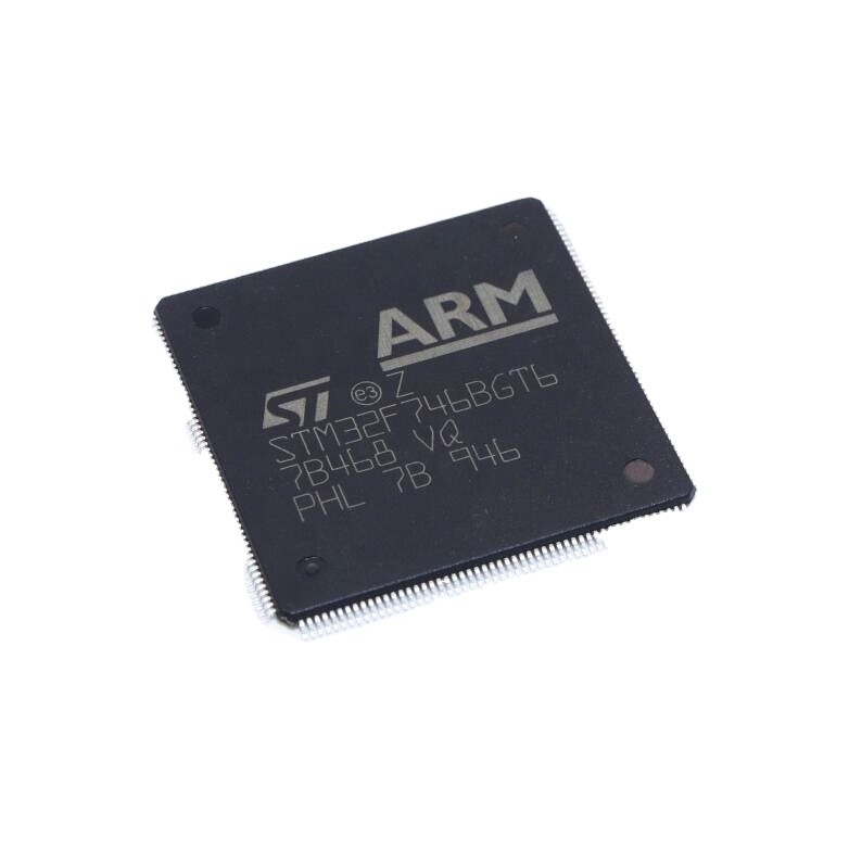 Composants électroniques de microcontrôleur de la puce STM32F746BGT6 IC MCU d'IC de microcontrôleur des circuits intégrés STM32F746 MCU LQFP208