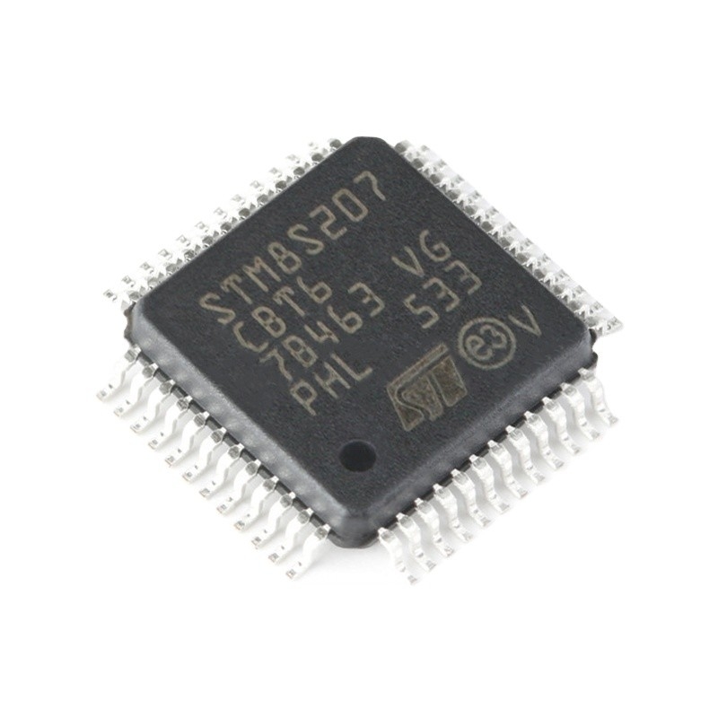 Dans des circuits intégrés INSTANTANÉS courants STM8S207CBT6 du composant 48LQFP électronique d'IC MCU 8BIT 128KB de microcontrôleurs