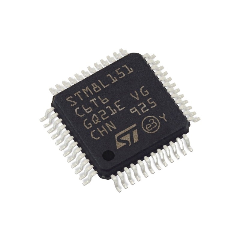 Dans la puce courante STM8L151C6T6 des circuits intégrés IC de l'INSTANTANÉ 48LQFP d'IC MCU 8BIT 32KB de microcontrôleurs