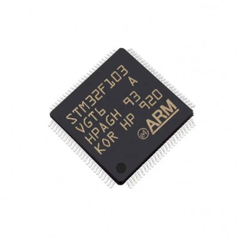 Dans des circuits intégrés électroniques courants STM32F103VGT6 de componants de l'INSTANTANÉ 100LQFP d'IC MCU 32BIT 1MB de microcontrôleurs