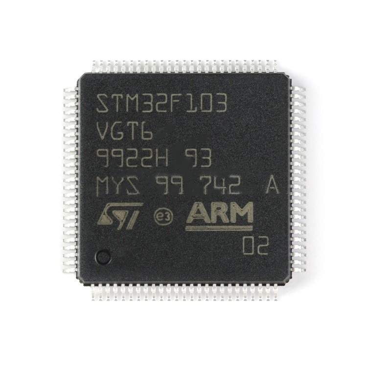Dans des circuits intégrés électroniques courants STM32F103VGT6 de componants de l'INSTANTANÉ 100LQFP d'IC MCU 32BIT 1MB de microcontrôleurs