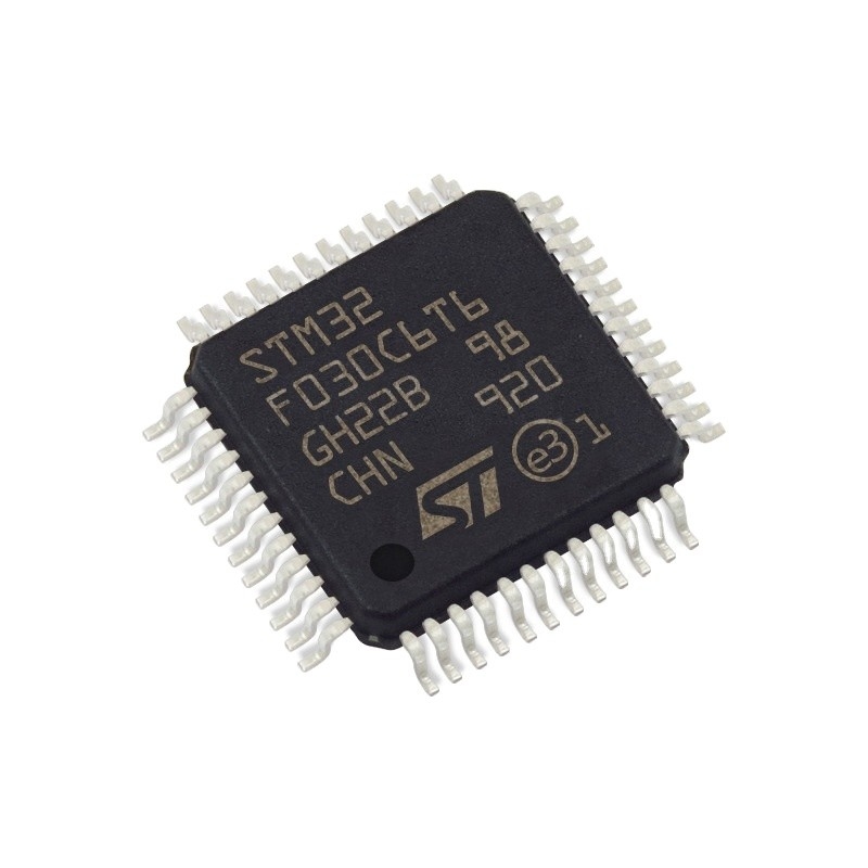 Microcontrôleurs IC MCU 32BIT 32KB FLASH 48LQFP Composants électroniques Circuits intégrés Puces BGA STM32F030C6T6