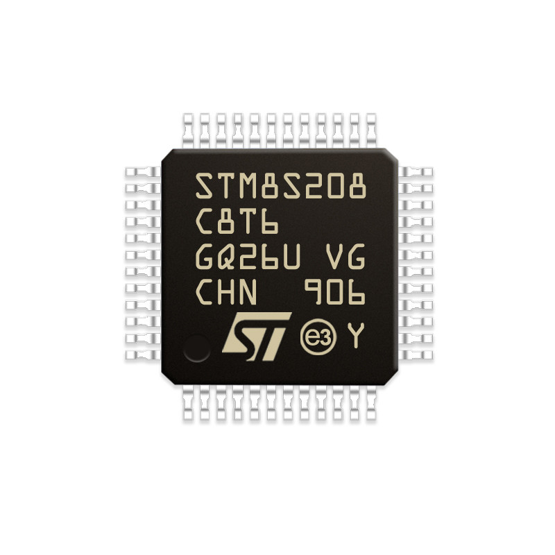 Microcontrôleur INSTANTANÉ à 8 bits IC STM8S005C6T6 de série de Chuangyunxinyuan STM8S005C6T6 MCU 16MHz 32KB 48-LQFP STM