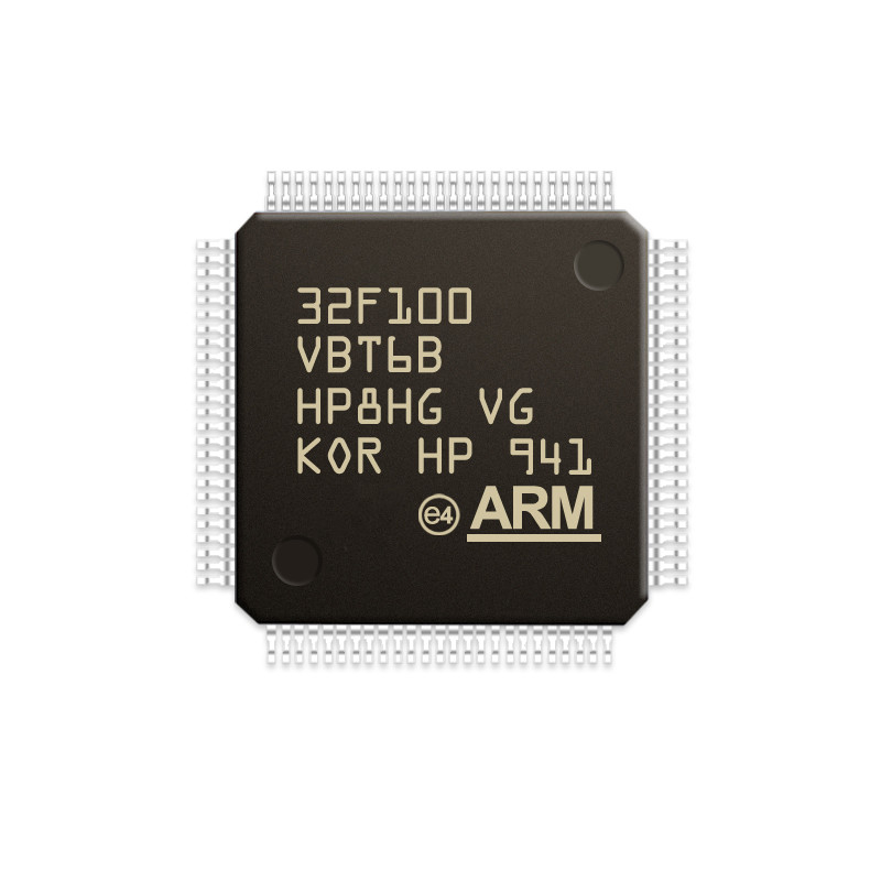 Qualité de Chuangyunxinyuan STM32F100VBT6B dans le microcontrôleur LQFP100 STM32F100VBT6B du circuit intégré MCU de composant électronique de magasin
