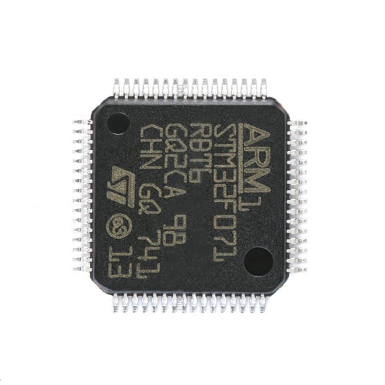 ÉCLAIR 64LQFP STM32F071 STM32F071RB STM32F071RBT6 d'IC MCU 32BIT 128KB de puce d'IC de circuits intégrés de composants électroniques