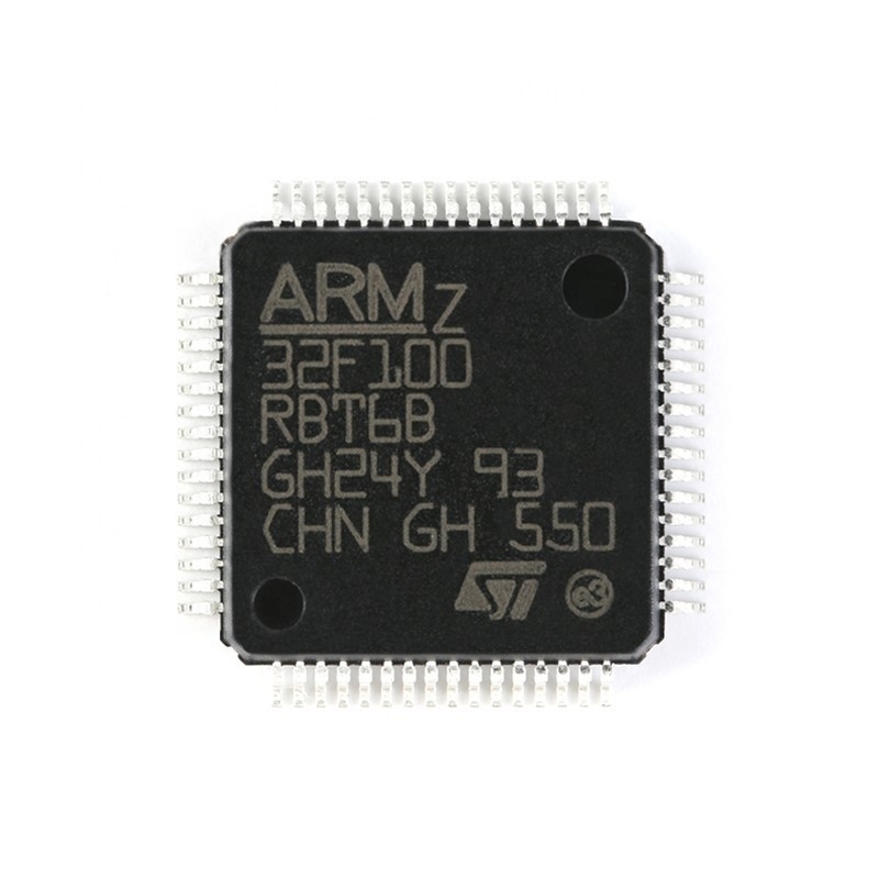 La nouvelle et originale d'IC MCU 32BIT 128KB électronique composante INSTANTANÉE 64LQFP STM32F100RBT6B de Chuangyunxinyuan