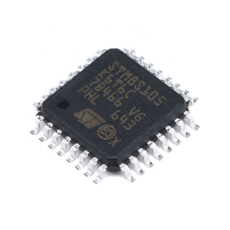 Les microcontrôleurs incorporés originaux composants IC de l'électronique BOM LQFP32 de circuits intégrés de Chuangyunxinyuan ébrèche STM8S105K6T6C