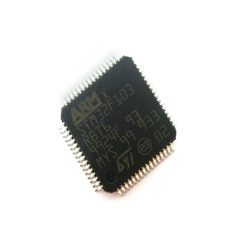 STM32F103RBT6 Mcu 32 bits Stm32f1 bras M3 Risc 128kb Flash 2.5v/3.3v 64 broches Lqfp Ic