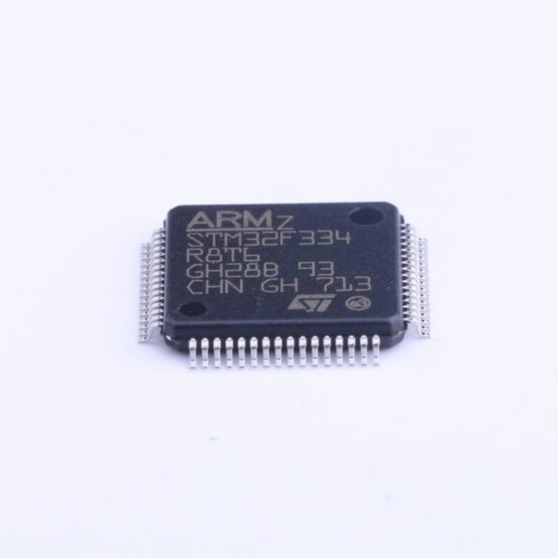 Plateau instantané à 32 bits de l'ARM Cortex STM32 M4 RISC 64KB 2.5V/3.3V 64-Pin LQFP de MCU - plateaux STM32F334R8T6 IC
