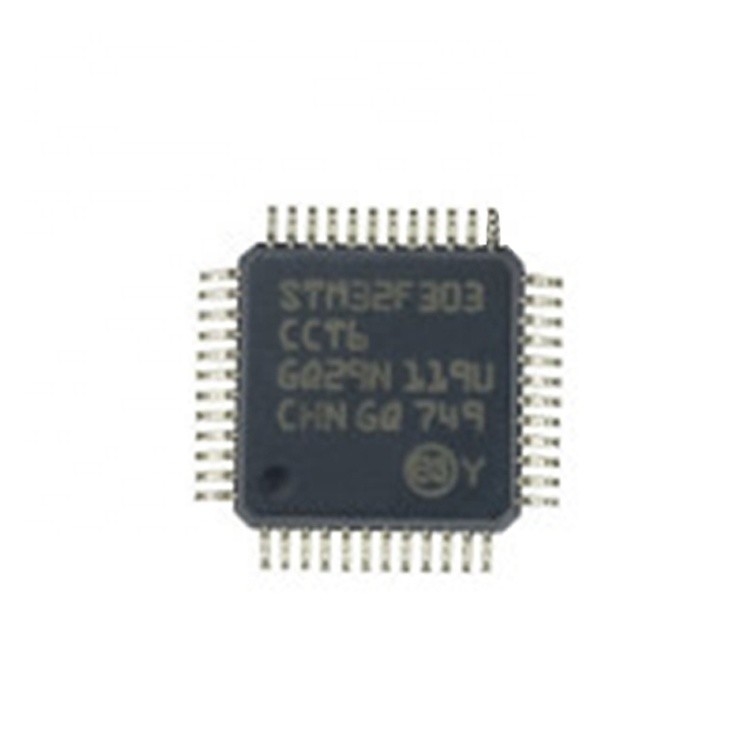 Goupille 2.5V/3.3V 48 Lqfp Tray Chip STM32F303CCT6 instantanée à 32 bits de STM32F303 MCU STM32F 256Kb DANS IC COURANT