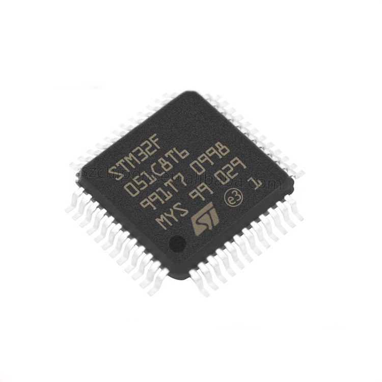 Le composant électronique STM8S105 MCU ARMENT le bit 64K 48 LQFP instantanés STM32F051C8T6 IC de CDA DAC 32