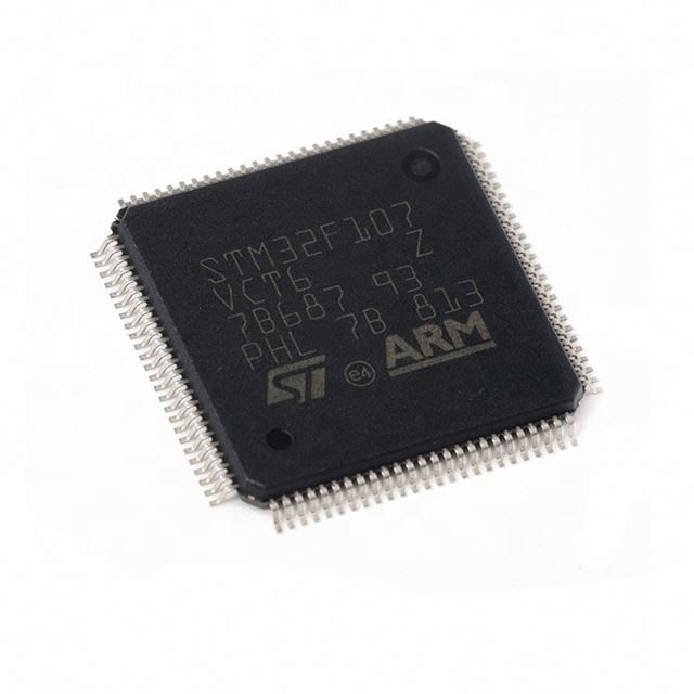Bras Stm32 M3 RISC 256Kb 100-Pin instantané Lqfp Stm32F Stm32F107 Lqfp100 Stm32F107Vct6 à 32 bits de Mcu de composants électroniques