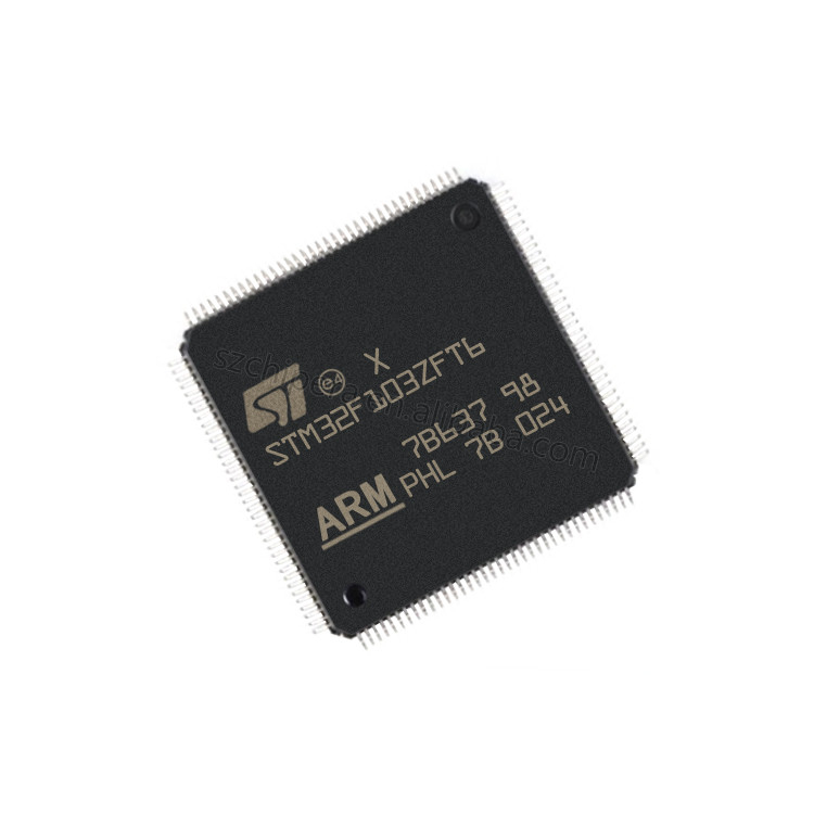 Nouveau et original IC ÉBRÈCHENT la mémoire 768KB 144 LQFP STM32F103ZFT6 de programme de l'unité centrale de traitement 72MHz de M3 32bit du cortex STM32F103