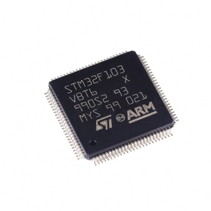 Cortex mordu M3 128k Lqfp100 instantané STM32F103VBT6 IC de microcontrôleur des composants électroniques Stm32f103 32 de service de Chuangyunxinyuan Bom EN STOCK