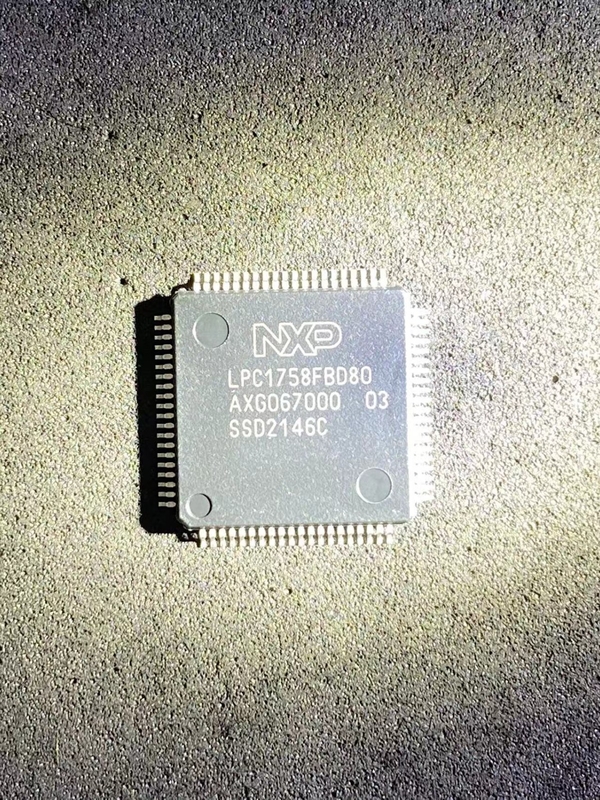 Original tout neuf de microcontrôleur d'IC de puce de circuit intégré de LPC1758FBD80 QFP80 inutilisé