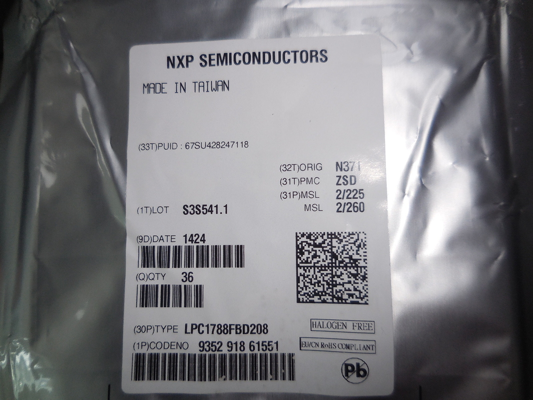 Original tout neuf de microcontrôleur d'IC de puce de circuit intégré de LPC1788FBD208 QFP208 inutilisé